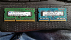 LOT 10 BUCATI Memorie Laptop Samsung+Hynix Sodimm DDR3 1 GB 1333 Mhz PC3-10600 foto