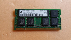 M-58.LOT 10 BUCATI Memorie Laptop Infineon Sodimm DDR2 1 GB 666 Mhz PC2-5300 foto