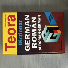 Dictionar German-Roman / Roman-German, Editura Teora foto