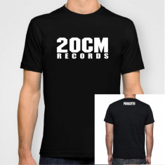 Tricou 20 cm records parazitii cheloo ombladon 20cm XXL NEGRU Reducere