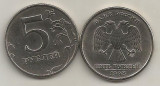 RUSIA 5 RUBLE 1998 [2] XF++ , Monetaria Moscova , livrare in cartonas, Europa, Fier