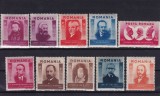 ROMANIA 1943 LP 155 FIGURI ARDELENE SERIE MNH