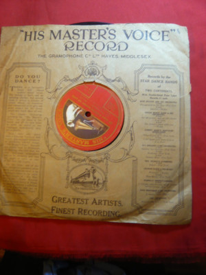 Disc His Master&amp;#039;s Voice - Mozart ,voce Maria Galvany ,interbelic foto