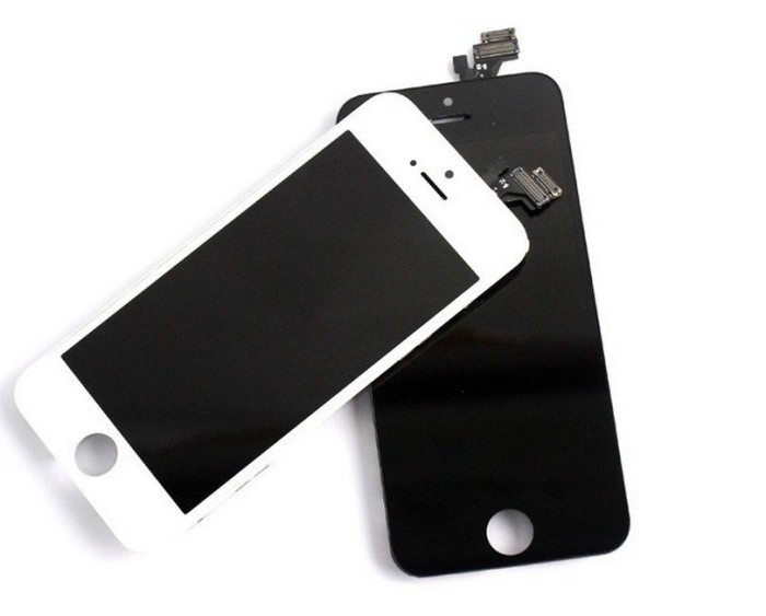 Lcd iPhone 5S albe negre / display / digitizer / touchscreen / ecran