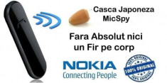 Stick Nokia+Casca Japoneza SPY culoarea pielii, nedetectabila. NOU!! foto