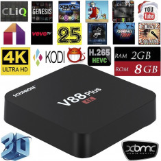 TV BOX OTT SCISHION V88 PLUS Kodi 16 ,4K-3D,Quad-Core, 2gb,8gb,Wi-Fi,Android6.0 foto