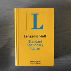 Dictionar Italian-Englez / Englez-Italian, Editura Langenscheidt foto