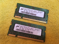 Kit Memorie RAM laptop Micron 2GB DDR2 ( 2 x 1GB ) Dual Channel 667Mhz foto