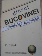 Glasul Bucovinei Cernauti-bucuresti 2/1994 - Colectiv ,396279 foto