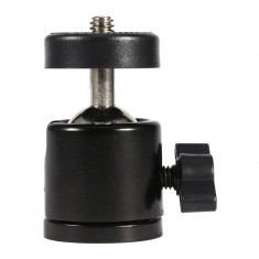 Mini suport cu cap rotativ 360 cu filet 1/4 &amp;quot; pentru DSLR, lampi, microfoane foto
