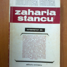 n7 Zaharia Stancu Interpretat De...