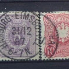 GERMANIA (REICH) 1880 – UZUALE, timbre stampilate, B35