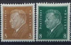 GERMANIA (REICH) 1928 - FRIEDRICH EBERT, PRESEDINTE - timbre nestampilate, B35 foto