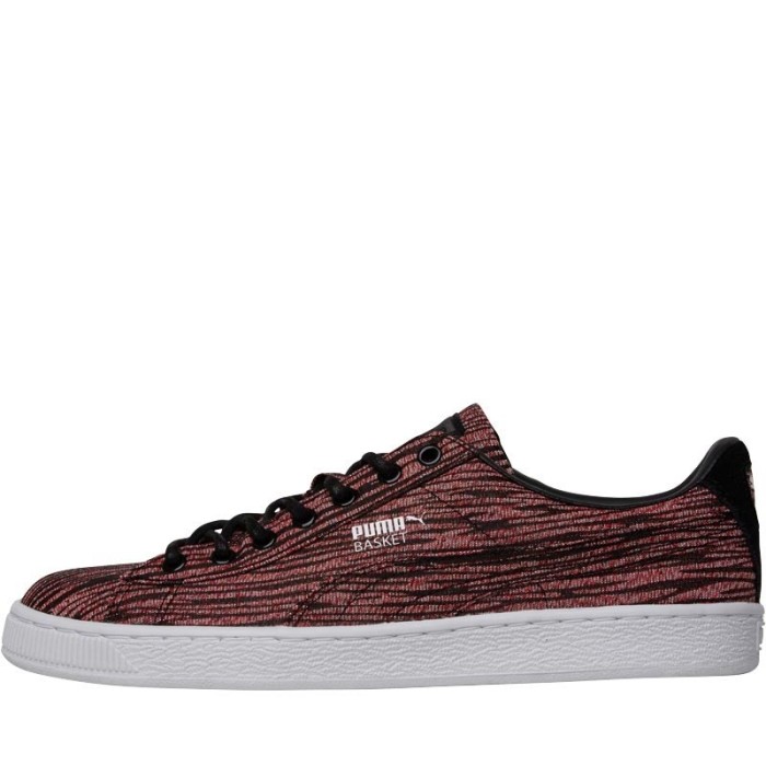 Adidasi Puma Basket Classic Tiger Mesh Trainers Red/Black nr. 42 foto mare Adidasi Puma Basket Classic Tiger Mesh Trainers Red/Black nr. 42 foto mare