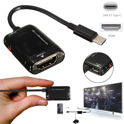 Adaptor Type C USB 3.1 tata la HDMI mama 1080P pentru LETV Leeco foto