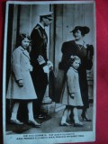 Ilustrata - Fam. Regala Engleza -Regele George VI ,viitoarea Regina Elisabeta II