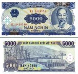 Vietnam 5.000 dong 1991 - UNC