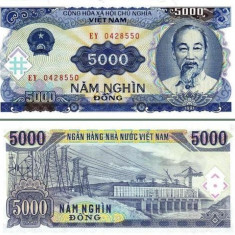 Vietnam 5.000 dong 1991 - UNC