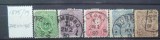 GERMANIA (REICH) 1875/79 &ndash; UZUALE, timbre stampilate, B36