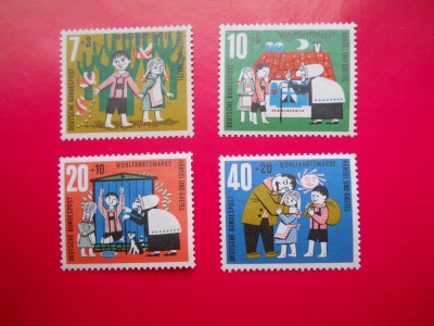 HOPCT GERMANIA 1961 IN SLUJBA UMANITATII - 4 VAL MNH 45 foto