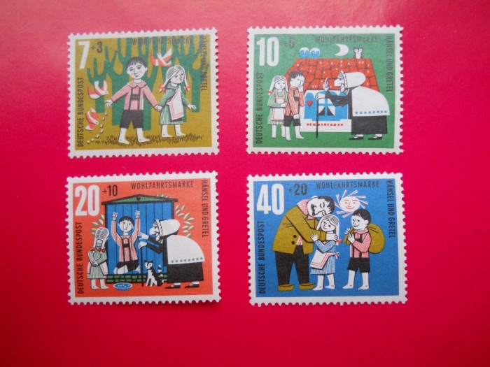 HOPCT GERMANIA 1961 IN SLUJBA UMANITATII - 4 VAL MNH 45