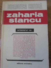 Zaharia Stancu Interpretat - Colectiv ,396235 foto