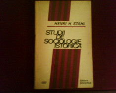 Henri H. Stahl Studii de sociologie istorica, ed. princeps foto