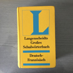 Dictionar Francez-German, German-Francez, Editura Langenscheidt foto