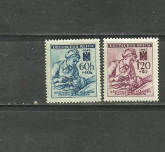 GERMANIA (CEHIA SI MORAVIA) 1942 ? INFIRMIERA CRUCEA ROSIE, serie MNH, B34 foto