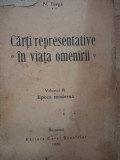 Nicolae Iorga - Carti Representative In Viata Omenirii Vol. III Epoca moderna