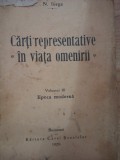 Nicolae Iorga - Carti Representative In Viata Omenirii Vol. III Epoca moderna