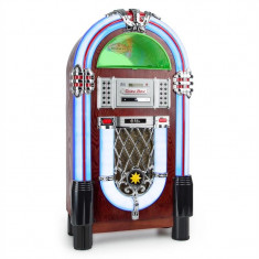 Auna Graceland TT Jukebox Bluetooth Fono CD USB SD MP3 AUX FM foto