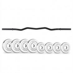 CAPITAL SPORT set haltera de 15 kg CurlBar | 4 x 1,25 kg + 4 x 2,5 kg | 120x30 mm foto