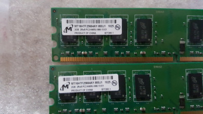 Kit 4 Gb (2x2 Gb) M T DDR 2 800 MHz PC2-6400U-666 ,Desktop foto