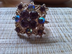 Crystals_verigheta inel golden 7 reglabil