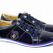 Pantofi barbati sport-casual din piele naturala bleumarin R501BLM