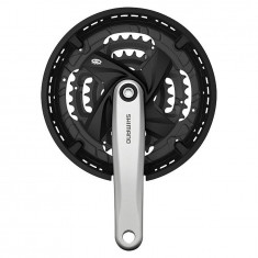 Angrenaj pedalier Shimano Altus FC-M371-L, 44X32X22T , brat 175 mm , cu garda, 9v ,negruPB Cod:SHI-43714 foto