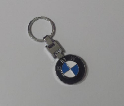 Breloc auto metalic pentru BMW si ambalaj cadou foto