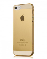 Carcasa Hoco, Light Series TPU, pentru Apple Iphone 5/5S, Gold foto