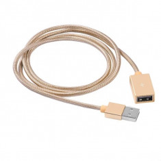 Extensie cablu, Hoco, UA2, USB 2.0, gold foto