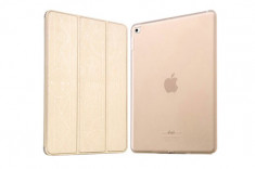 Flip Cover, Hoco, Cube series pentru iPad mini 4, Gold foto