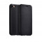 Flip Cover, Hoco, Juice series Nappa Leather, pentru Apple iPhone 7 Plus, Negru