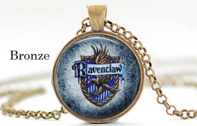 Pandantiv / Colier / Lantisor - HARRY POTTER - Lant Bronz - Ravenclaw foto