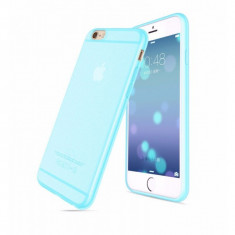 Carcasa Hoco, Light Series Frosted TPU, pentru Apple Iphone 6 plus/6 s plus, Albastru foto