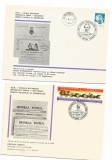 (No4)Lot plicuri -CERCUL FILATELIC AL ZIARISTILOR-Ziua presei romane 1988, Stampilat