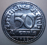 2.018 GERMANIA WEIMAR 50 PFENNIG 1922 D AUNC