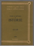(C7442) STUDII SI ARTICOLE DE ISTORIE LI-LII, 1985, Didactica si Pedagogica