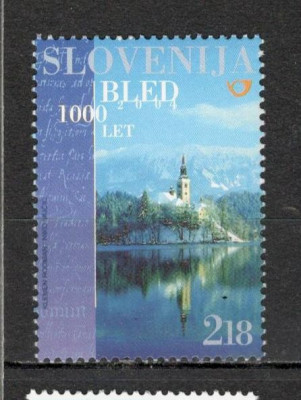 Slovenia.2004 1000 ani orasul Bled MS.687 foto