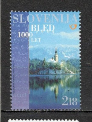 Slovenia.2004 1000 ani orasul Bled MS.687 foto