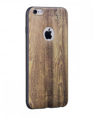 Carcasa Hoco, Element Series Wood Grain , pentru Apple Iphone 6 plus/6 s plus, Crudewood foto